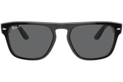 Sunčane naočale Ray-Ban RB4407 673381 Polarized Kvadratni Crni