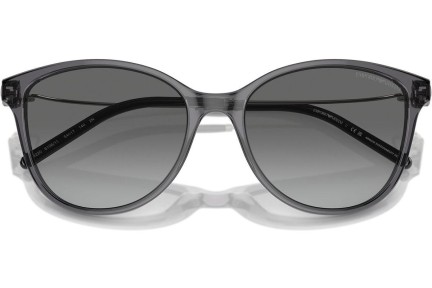 Sunčane naočale Emporio Armani EA4220 610611 Cat Eye Bež