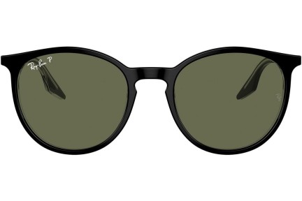 Sunčane naočale Ray-Ban RB2204 919/58 Polarized Okrugao Crni