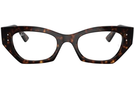 Naočale Ray-Ban RX7330 8320 Cat Eye Havana