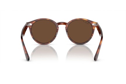 Sunčane naočale Ray-Ban Larry RB7680S 954/AN Polarized Okrugao Havana