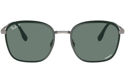 Sunčane naočale Ray-Ban RB3720 9264O9 Polarized Kvadratni Zeleni