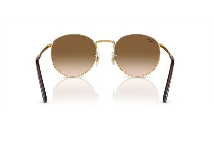 Sunčane naočale Ray-Ban New Round RB3637 001/51 Okrugao Zlatni