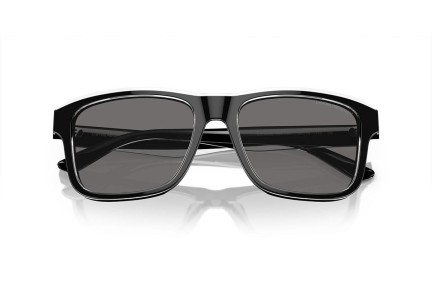 Sunčane naočale Emporio Armani EA4208 605187 Polarized Pravokutan Crni