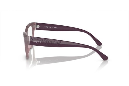 Naočale Vogue Eyewear VO5528 3096 Cat Eye Ružičasti