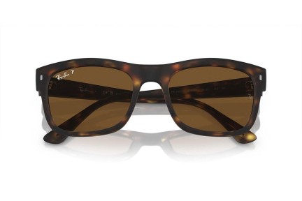 Sunčane naočale Ray-Ban RB4428 894/57 Polarized Kvadratni Havana