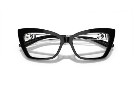 Naočale Dolce & Gabbana DG3375B 501 Cat Eye Crni