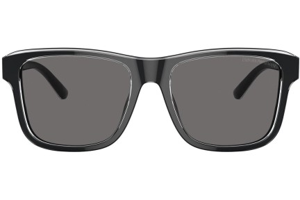 Sunčane naočale Emporio Armani EA4208 605187 Polarized Pravokutan Crni