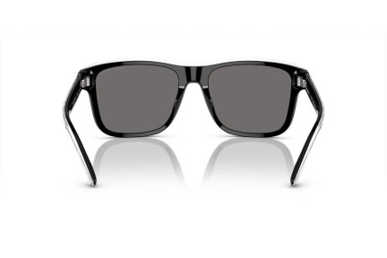 Sunčane naočale Emporio Armani EA4208 605187 Polarized Pravokutan Crni