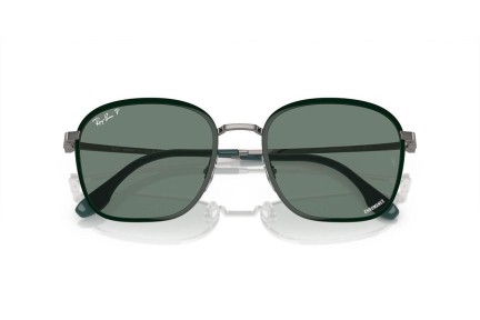 Sunčane naočale Ray-Ban RB3720 9264O9 Polarized Kvadratni Zeleni