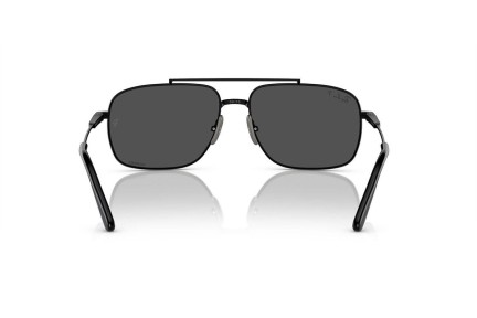 Sunčane naočale Ray-Ban Michael Titanium RB8096 9267K8 Polarized Pravokutan Crni