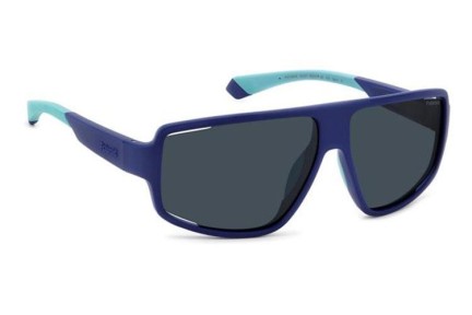 Sunčane naočale Polaroid PLD7054/S FLL/C3 Polarized Pravokutan Plavi