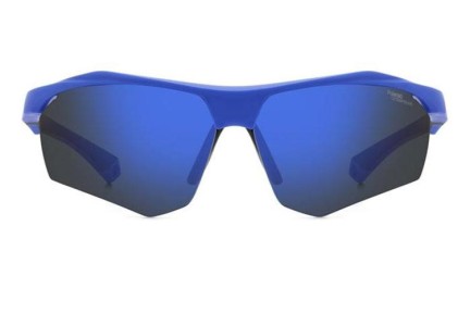 Sunčane naočale Polaroid PLD7055/S FLL/QG Polarized Pravokutan Plavi