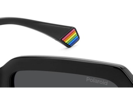 Sunčane naočale Polaroid PLD6223/S/X 807/M9 Polarized Pravokutan Crni