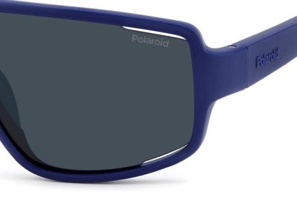 Sunčane naočale Polaroid PLD7054/S FLL/C3 Polarized Pravokutan Plavi