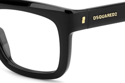 Naočale Dsquared2 D20144 807 Pravokutan Crni