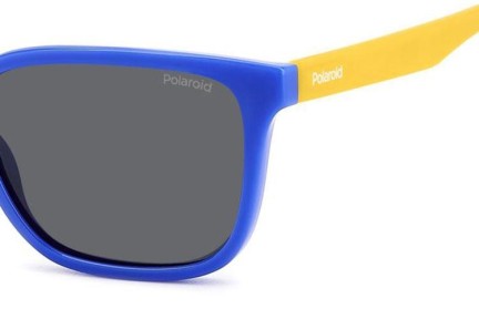 Sunčane naočale Polaroid Junior PLD8063/S DCD/M9 Polarized Pravokutan Plavi