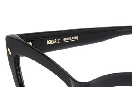 Naočale Dsquared2 D20152 807 Cat Eye Crni