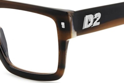 Naočale Dsquared2 D20147 EX4 Flat Top Smeđi