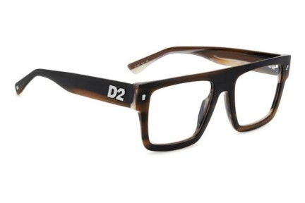 Naočale Dsquared2 D20147 EX4 Flat Top Smeđi