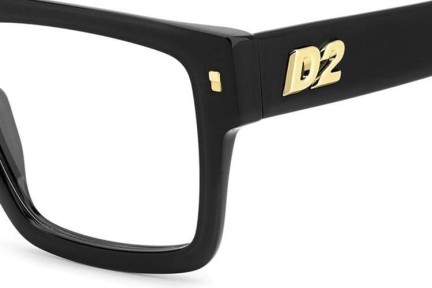 Naočale Dsquared2 D20147 807 Flat Top Crni