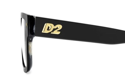 Naočale Dsquared2 D20147 37N Flat Top Crni