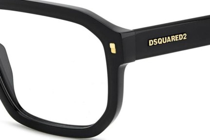 Naočale Dsquared2 D20146 807 Pravokutan Crni