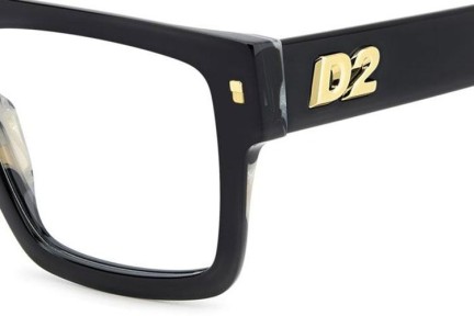 Naočale Dsquared2 D20147 37N Flat Top Crni