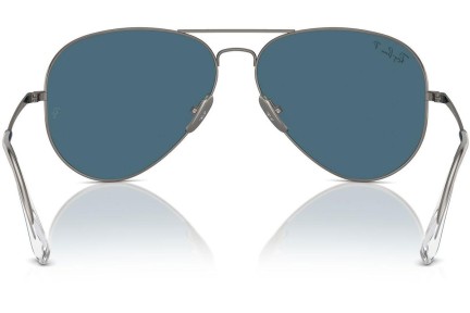 Sunčane naočale Ray-Ban RB8089 165/S2 Polarized Pilotski Srebrni