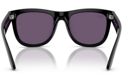 Sunčane naočale Ray-Ban RBR0502SF 66771A Kvadratni Crni