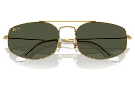 Sunčane naočale Ray-Ban RB3845 919631 Pravokutan Zlatni