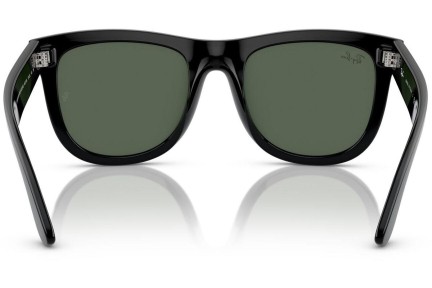 Sunčane naočale Ray-Ban RBR0502SF 6677VR Kvadratni Crni