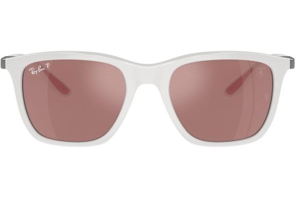 Sunčane naočale Ray-Ban RB4433M F625H2 Polarized Pravokutan Bijeli