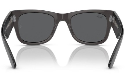 Sunčane naočale Ray-Ban Mega Wayfarer RB0840S 1406B1 Kvadratni Crni