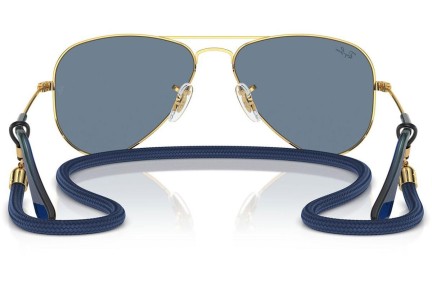 Sunčane naočale Ray-Ban Junior Aviator Junior RJ9506S 223/1U Pilotski Zlatni