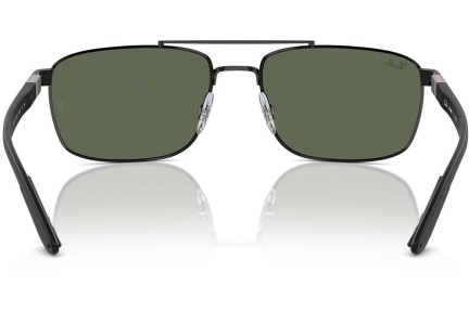 Sunčane naočale Ray-Ban RB3737 002/71 Pravokutan Crni