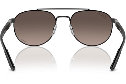 Sunčane naočale Ray-Ban RB3736CH 002/5J Polarized Pravokutan Crni