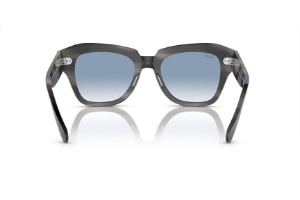 Sunčane naočale Ray-Ban State Street RB2186 14043F Kvadratni Sivi