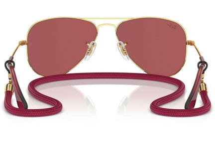 Sunčane naočale Ray-Ban Junior Aviator Junior RJ9506S 223/B5 Pilotski Zlatni