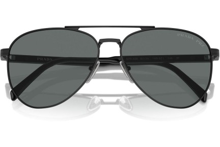 Sunčane naočale Prada PRA58S 1AB5Z1 Polarized Pilotski Crni