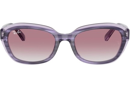 Sunčane naočale Ray-Ban Junior RJ9081S 71748G Pravokutan Ljubičasti