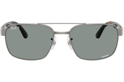 Sunčane naočale Ray-Ban RB3751CH 004/3R Polarized Kvadratni Srebrni