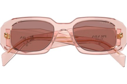Sunčane naočale Prada PR17WSF 19Q10D Pravokutan Ružičasti