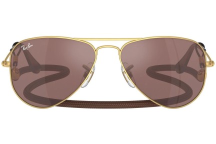 Sunčane naočale Ray-Ban Junior Aviator Junior RJ9506S 223/6G Pilotski Zlatni