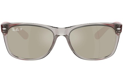 Sunčane naočale Ray-Ban New Wayfarer RB2132 679759 Polarized Kvadratni Sivi