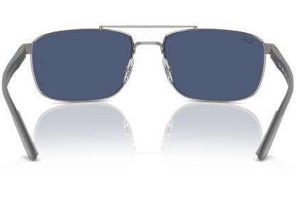 Sunčane naočale Ray-Ban RB3737 004/80 Pravokutan Sivi