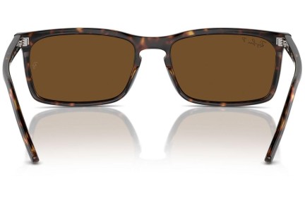 Sunčane naočale Ray-Ban RB4435 902/57 Polarized Pravokutan Havana