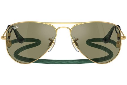 Sunčane naočale Ray-Ban Junior Aviator Junior RJ9506S 223/6R Pilotski Zlatni