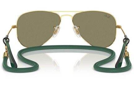 Sunčane naočale Ray-Ban Junior Aviator Junior RJ9506S 223/6R Pilotski Zlatni