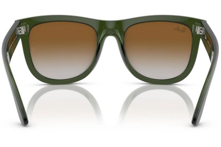 Sunčane naočale Ray-Ban Wayfarer Reverse RBR0502S 6775CB Kvadratni Zeleni